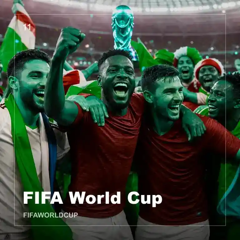FIFA世界杯标志与奖杯